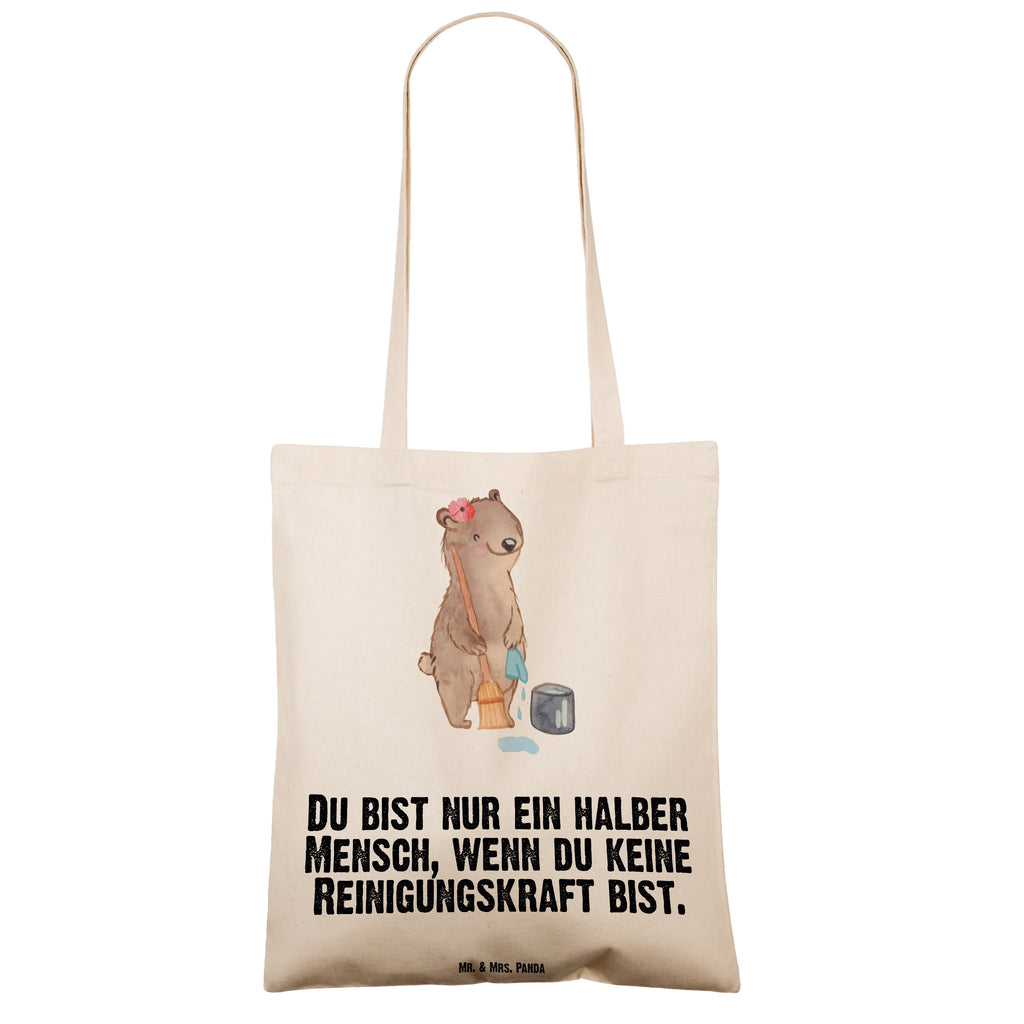 Tragetasche Reinigungskraft mit Herz Beuteltasche, Beutel, Einkaufstasche, Jutebeutel, Stoffbeutel, Beruf, Ausbildung, Jubiläum, Abschied, Rente, Kollege, Kollegin, Geschenk, Schenken, Arbeitskollege, Mitarbeiter, Firma, Danke, Dankeschön