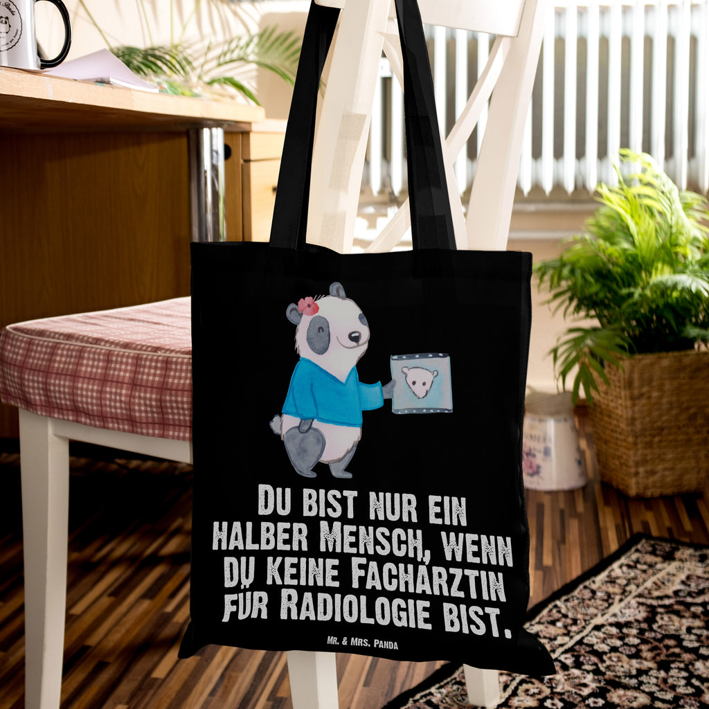 Tragetasche Fachärztin für Radiologie mit Herz Beuteltasche, Beutel, Einkaufstasche, Jutebeutel, Stoffbeutel, Beruf, Ausbildung, Jubiläum, Abschied, Rente, Kollege, Kollegin, Geschenk, Schenken, Arbeitskollege, Mitarbeiter, Firma, Danke, Dankeschön