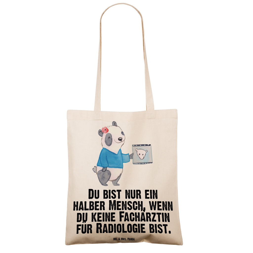 Tragetasche Fachärztin für Radiologie mit Herz Beuteltasche, Beutel, Einkaufstasche, Jutebeutel, Stoffbeutel, Beruf, Ausbildung, Jubiläum, Abschied, Rente, Kollege, Kollegin, Geschenk, Schenken, Arbeitskollege, Mitarbeiter, Firma, Danke, Dankeschön