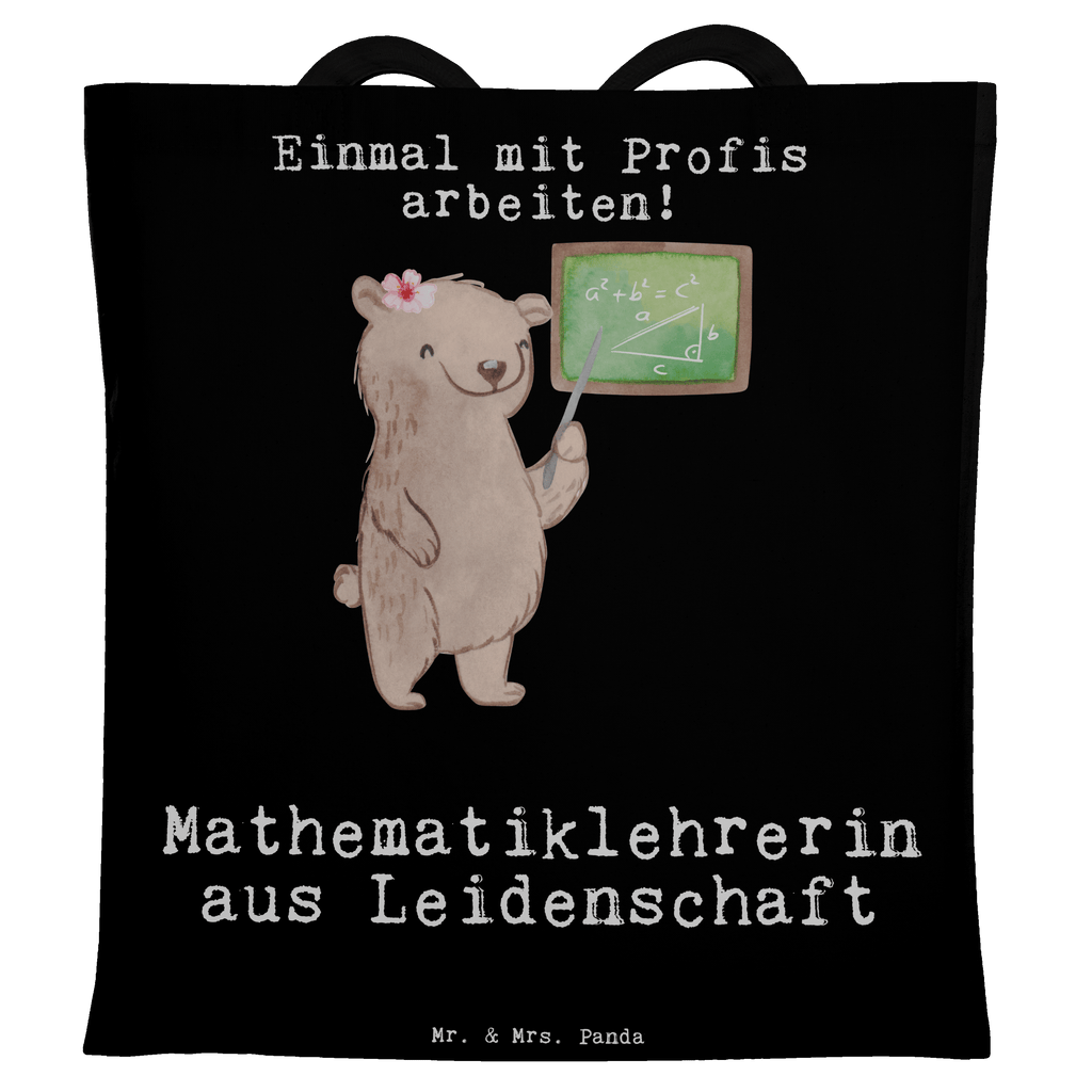 Tragetasche Mathematiklehrerin aus Leidenschaft Beuteltasche, Beutel, Einkaufstasche, Jutebeutel, Stoffbeutel, Beruf, Ausbildung, Jubiläum, Abschied, Rente, Kollege, Kollegin, Geschenk, Schenken, Arbeitskollege, Mitarbeiter, Firma, Danke, Dankeschön, Mathematiklehrerin, Lehramtstudent, Referendariat, Mathelehrerin, Matheunterricht