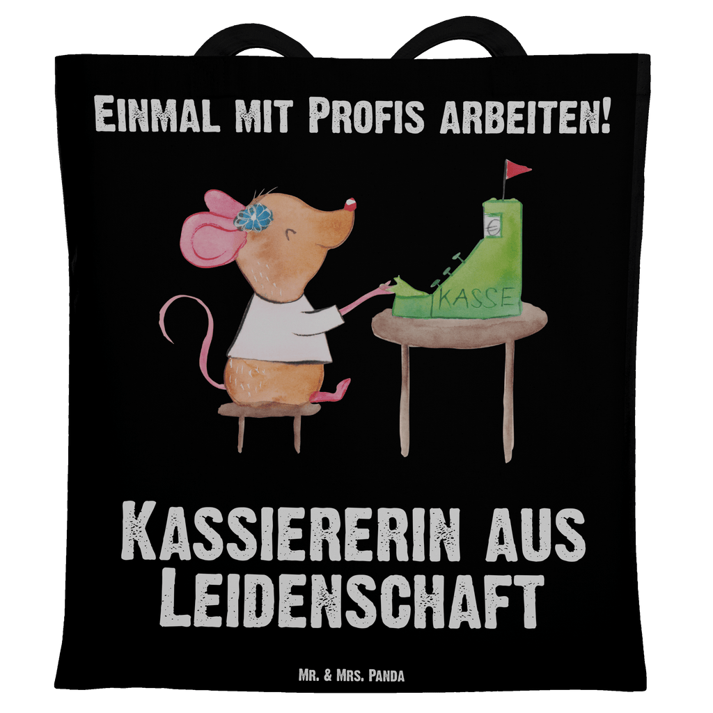 Tragetasche Kassiererin aus Leidenschaft Beuteltasche, Beutel, Einkaufstasche, Jutebeutel, Stoffbeutel, Beruf, Ausbildung, Jubiläum, Abschied, Rente, Kollege, Kollegin, Geschenk, Schenken, Arbeitskollege, Mitarbeiter, Firma, Danke, Dankeschön, Kassiererin, Kassenwartin, Mitarbeiterin Kasse