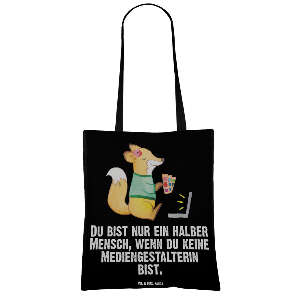 Tragetasche Mediengestalterin mit Herz Beuteltasche, Beutel, Einkaufstasche, Jutebeutel, Stoffbeutel, Beruf, Ausbildung, Jubiläum, Abschied, Rente, Kollege, Kollegin, Geschenk, Schenken, Arbeitskollege, Mitarbeiter, Firma, Danke, Dankeschön, Grafikerin, Designer, Mediengestalter, Grafikdesignerin