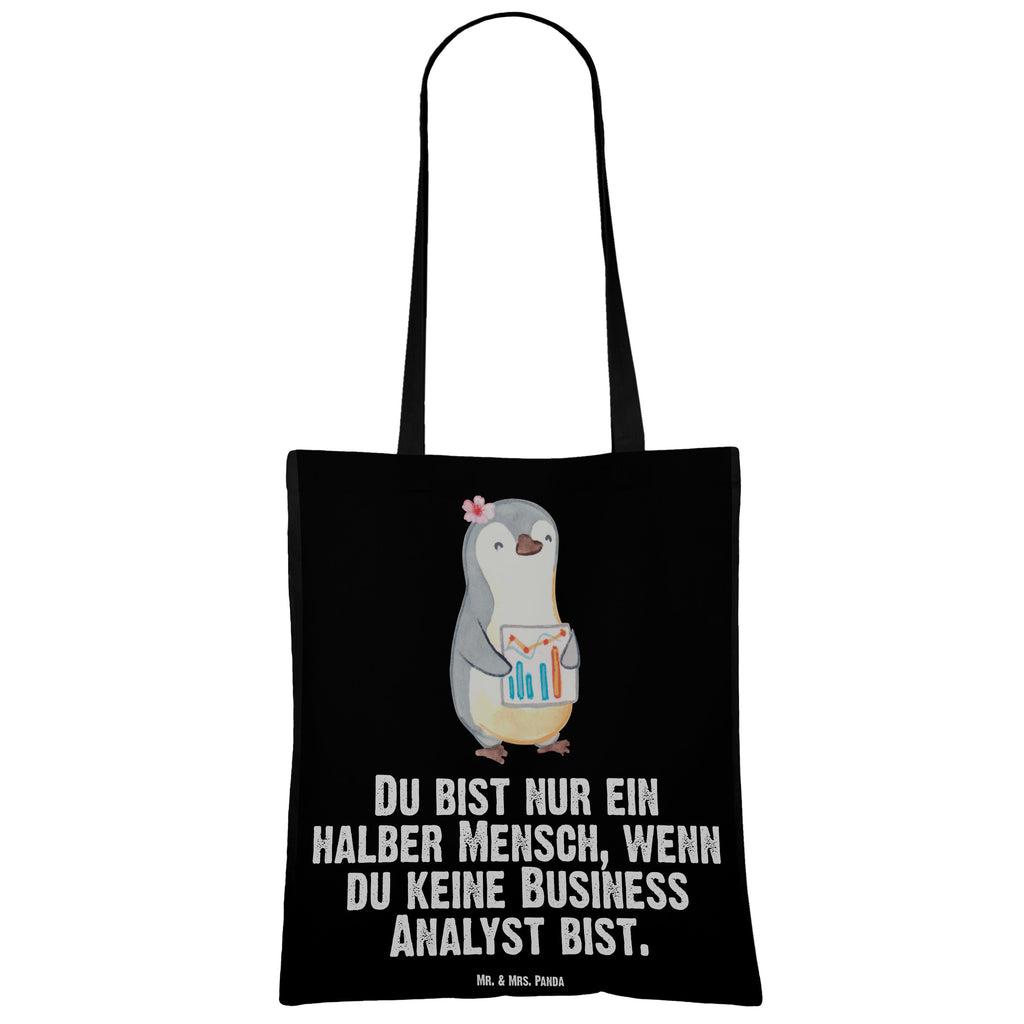 Tragetasche Business Analyst mit Herz Beuteltasche, Beutel, Einkaufstasche, Jutebeutel, Stoffbeutel, Beruf, Ausbildung, Jubiläum, Abschied, Rente, Kollege, Kollegin, Geschenk, Schenken, Arbeitskollege, Mitarbeiter, Firma, Danke, Dankeschön