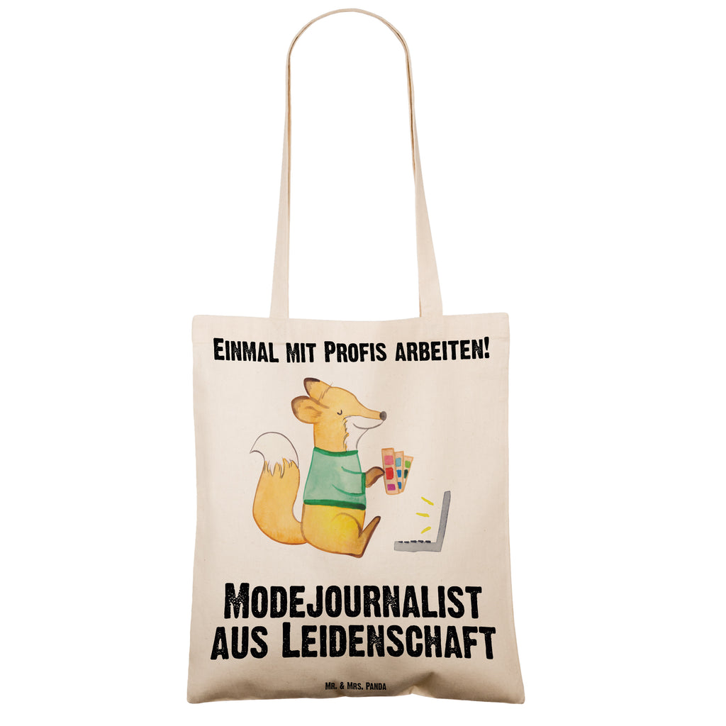 Tragetasche Modejournalist aus Leidenschaft Beuteltasche, Beutel, Einkaufstasche, Jutebeutel, Stoffbeutel, Beruf, Ausbildung, Jubiläum, Abschied, Rente, Kollege, Kollegin, Geschenk, Schenken, Arbeitskollege, Mitarbeiter, Firma, Danke, Dankeschön, Modejournalist, Journalist, Reporter, Redakteur, Pressebüro, Studium