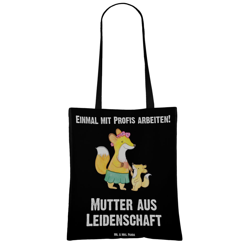 Tragetasche Mutter aus Leidenschaft Beuteltasche, Beutel, Einkaufstasche, Jutebeutel, Stoffbeutel, Beruf, Ausbildung, Jubiläum, Abschied, Rente, Kollege, Kollegin, Geschenk, Schenken, Arbeitskollege, Mitarbeiter, Firma, Danke, Dankeschön