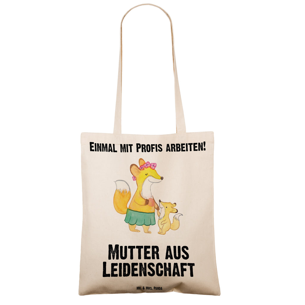 Tragetasche Mutter aus Leidenschaft Beuteltasche, Beutel, Einkaufstasche, Jutebeutel, Stoffbeutel, Beruf, Ausbildung, Jubiläum, Abschied, Rente, Kollege, Kollegin, Geschenk, Schenken, Arbeitskollege, Mitarbeiter, Firma, Danke, Dankeschön