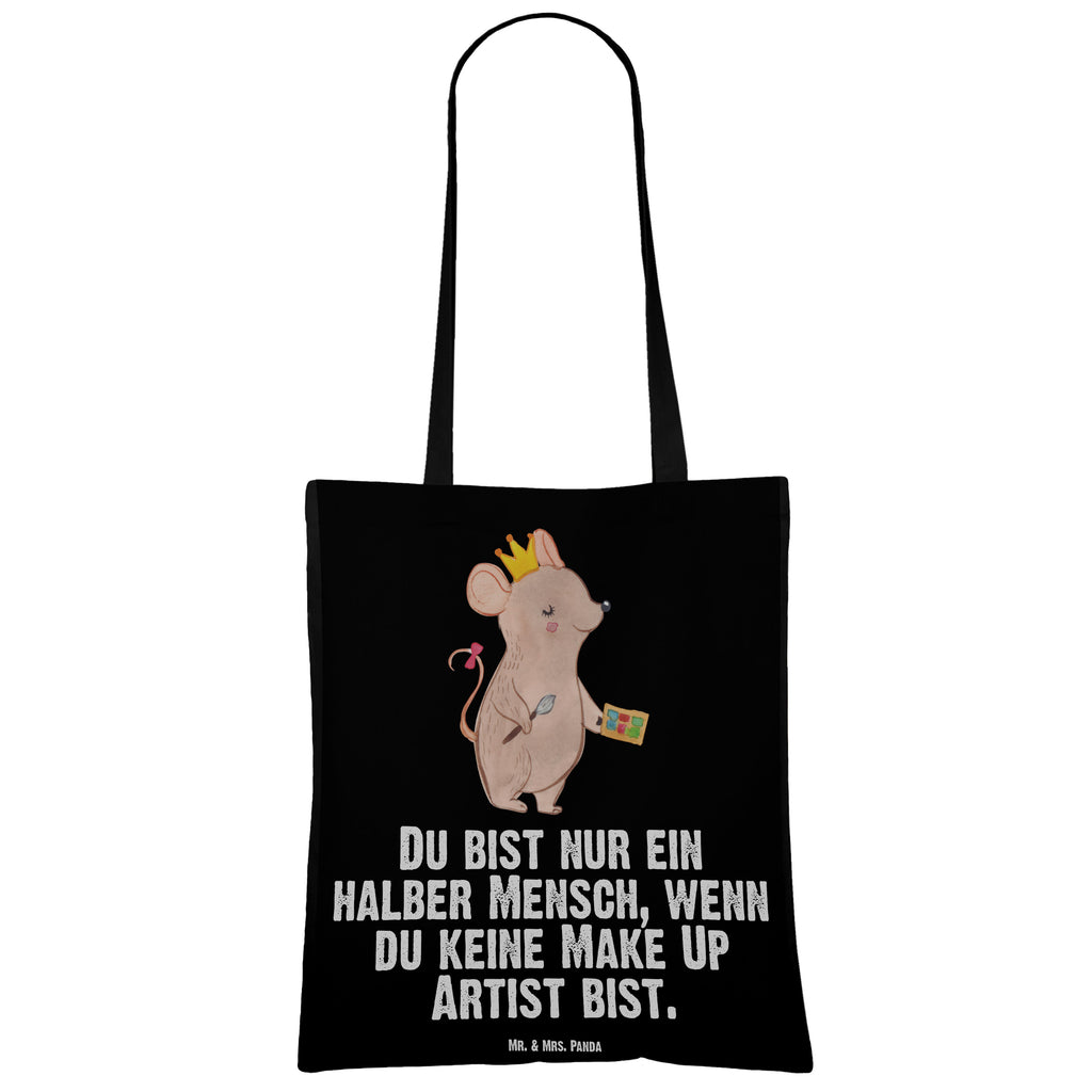 Tragetasche Make Up Artist mit Herz Beuteltasche, Beutel, Einkaufstasche, Jutebeutel, Stoffbeutel, Beruf, Ausbildung, Jubiläum, Abschied, Rente, Kollege, Kollegin, Geschenk, Schenken, Arbeitskollege, Mitarbeiter, Firma, Danke, Dankeschön, Kosmetiker, Make Up Artist, Maskenbildner, Visagist, Beauty Salon, Kosmetikstudio, Eröffnung