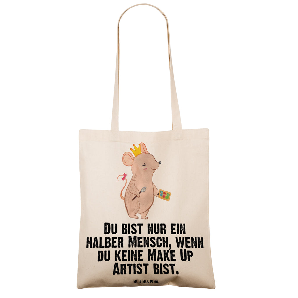 Tragetasche Make Up Artist mit Herz Beuteltasche, Beutel, Einkaufstasche, Jutebeutel, Stoffbeutel, Beruf, Ausbildung, Jubiläum, Abschied, Rente, Kollege, Kollegin, Geschenk, Schenken, Arbeitskollege, Mitarbeiter, Firma, Danke, Dankeschön, Kosmetiker, Make Up Artist, Maskenbildner, Visagist, Beauty Salon, Kosmetikstudio, Eröffnung