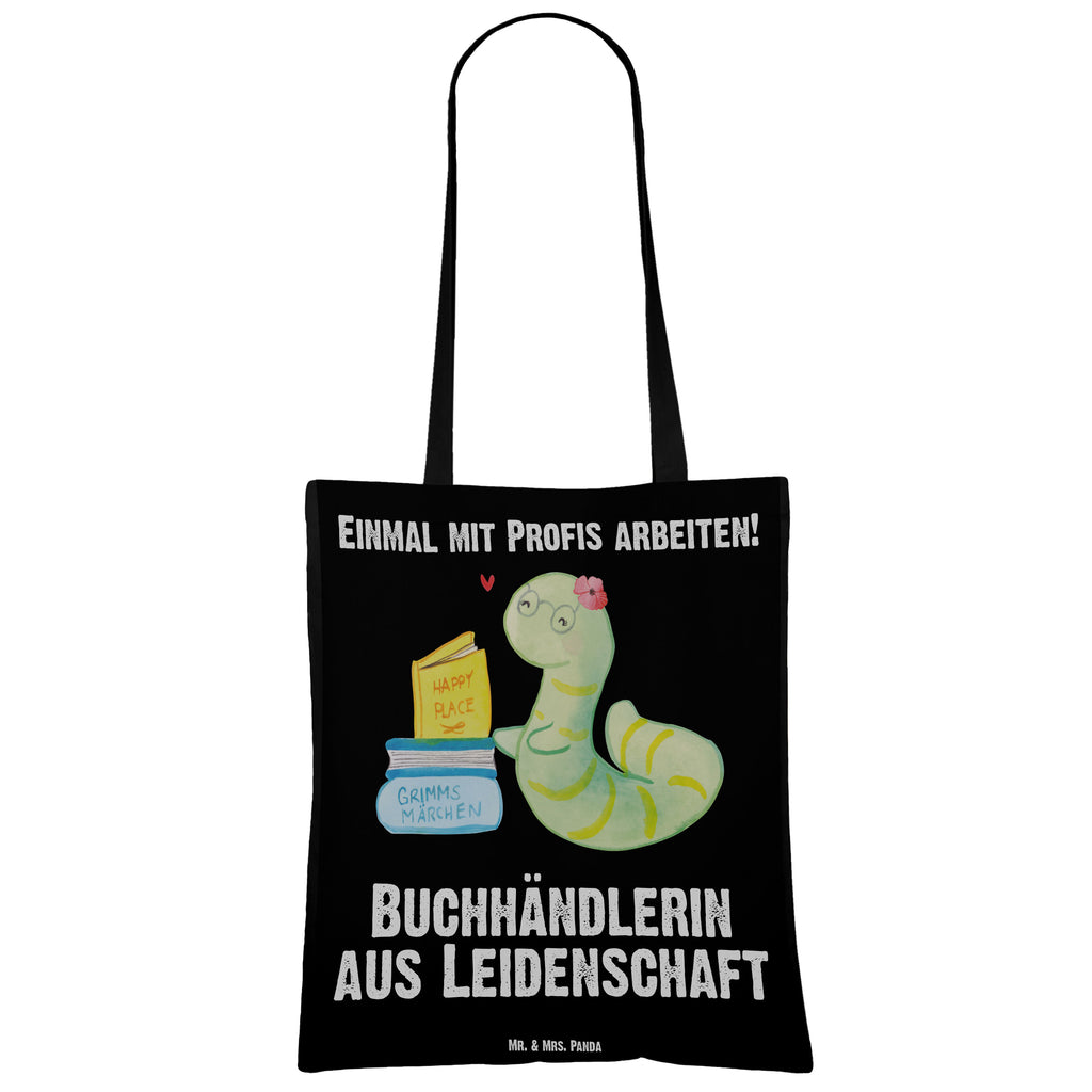 Tragetasche Buchhändlerin aus Leidenschaft Beuteltasche, Beutel, Einkaufstasche, Jutebeutel, Stoffbeutel, Beruf, Ausbildung, Jubiläum, Abschied, Rente, Kollege, Kollegin, Geschenk, Schenken, Arbeitskollege, Mitarbeiter, Firma, Danke, Dankeschön, Buchhändlerin, Buchhandlung, Buchverkäuferin, Bibliothekarin, Bücherwurm