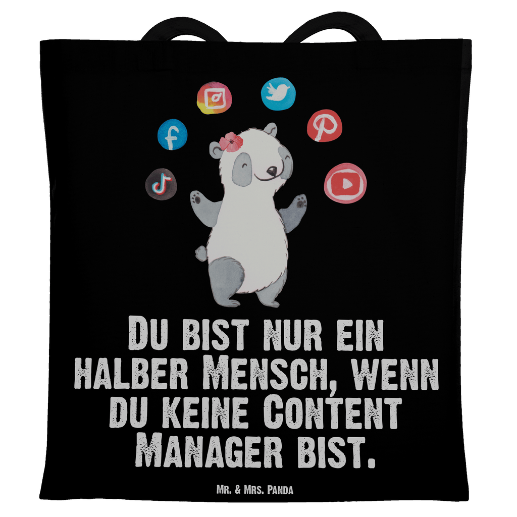 Tragetasche Content Manager mit Herz Beuteltasche, Beutel, Einkaufstasche, Jutebeutel, Stoffbeutel, Beruf, Ausbildung, Jubiläum, Abschied, Rente, Kollege, Kollegin, Geschenk, Schenken, Arbeitskollege, Mitarbeiter, Firma, Danke, Dankeschön
