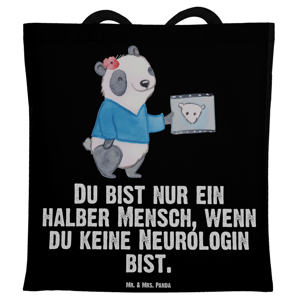 Tragetasche Neurologin mit Herz Beuteltasche, Beutel, Einkaufstasche, Jutebeutel, Stoffbeutel, Beruf, Ausbildung, Jubiläum, Abschied, Rente, Kollege, Kollegin, Geschenk, Schenken, Arbeitskollege, Mitarbeiter, Firma, Danke, Dankeschön, Neurologin, Neurologie, Mediziner, Medizinstudium