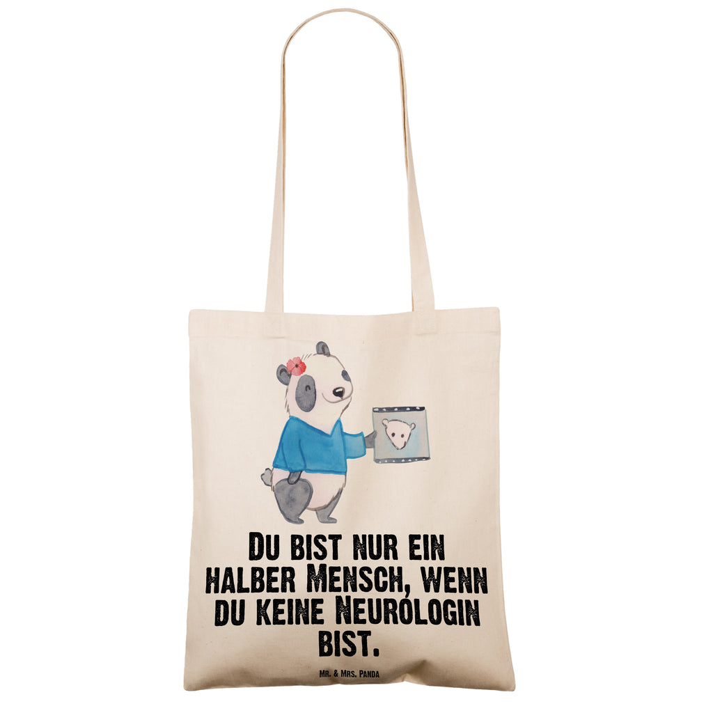 Tragetasche Neurologin mit Herz Beuteltasche, Beutel, Einkaufstasche, Jutebeutel, Stoffbeutel, Beruf, Ausbildung, Jubiläum, Abschied, Rente, Kollege, Kollegin, Geschenk, Schenken, Arbeitskollege, Mitarbeiter, Firma, Danke, Dankeschön, Neurologin, Neurologie, Mediziner, Medizinstudium