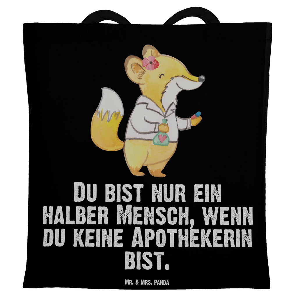 Tragetasche Apothekerin mit Herz Beuteltasche, Beutel, Einkaufstasche, Jutebeutel, Stoffbeutel, Beruf, Ausbildung, Jubiläum, Abschied, Rente, Kollege, Kollegin, Geschenk, Schenken, Arbeitskollege, Mitarbeiter, Firma, Danke, Dankeschön, Apothekerin, Pharmazie, Staatsexamen, Approbation, Eröffnung Apotheke