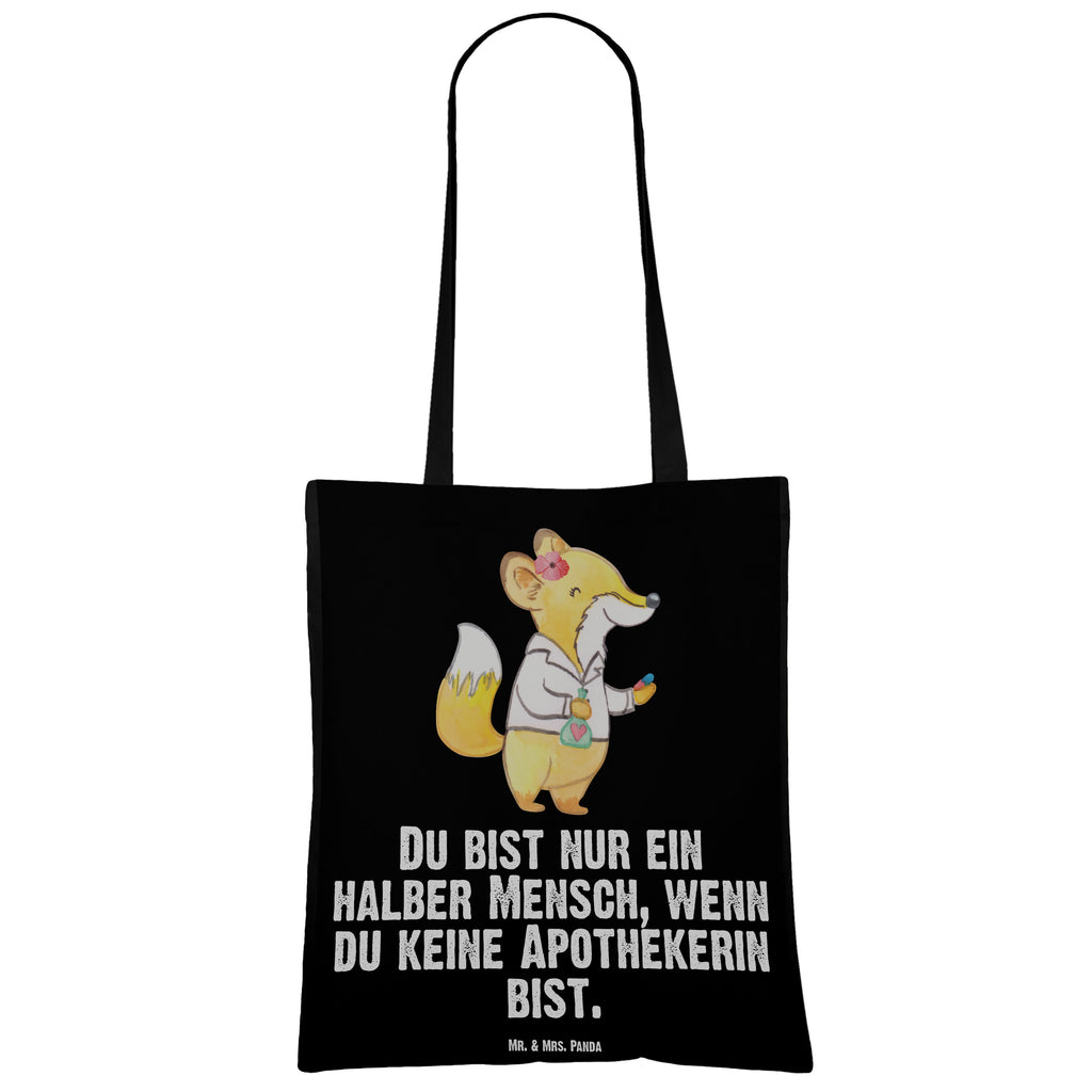 Tragetasche Apothekerin mit Herz Beuteltasche, Beutel, Einkaufstasche, Jutebeutel, Stoffbeutel, Beruf, Ausbildung, Jubiläum, Abschied, Rente, Kollege, Kollegin, Geschenk, Schenken, Arbeitskollege, Mitarbeiter, Firma, Danke, Dankeschön, Apothekerin, Pharmazie, Staatsexamen, Approbation, Eröffnung Apotheke