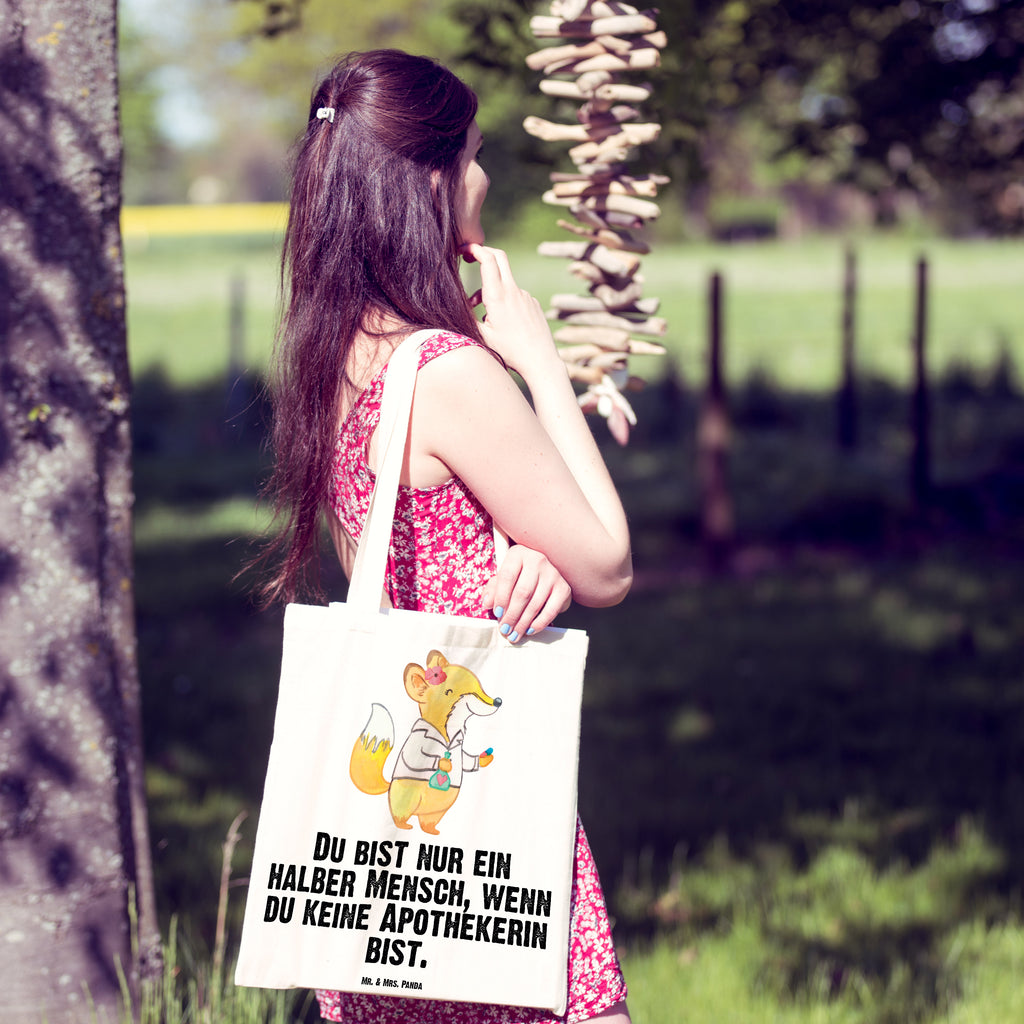 Tragetasche Apothekerin mit Herz Beuteltasche, Beutel, Einkaufstasche, Jutebeutel, Stoffbeutel, Beruf, Ausbildung, Jubiläum, Abschied, Rente, Kollege, Kollegin, Geschenk, Schenken, Arbeitskollege, Mitarbeiter, Firma, Danke, Dankeschön, Apothekerin, Pharmazie, Staatsexamen, Approbation, Eröffnung Apotheke