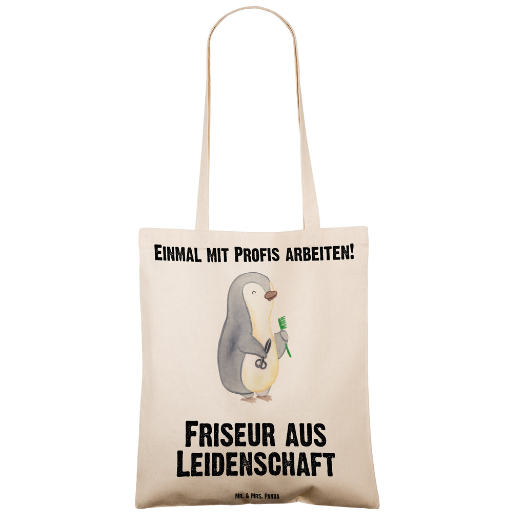Tragetasche Friseur aus Leidenschaft Beuteltasche, Beutel, Einkaufstasche, Jutebeutel, Stoffbeutel, Beruf, Ausbildung, Jubiläum, Abschied, Rente, Kollege, Kollegin, Geschenk, Schenken, Arbeitskollege, Mitarbeiter, Firma, Danke, Dankeschön, Frisör, Haarstylist, Frisörbesuch, Friseursalon, Barbier, Coiffeur, Eröffnung Friseur