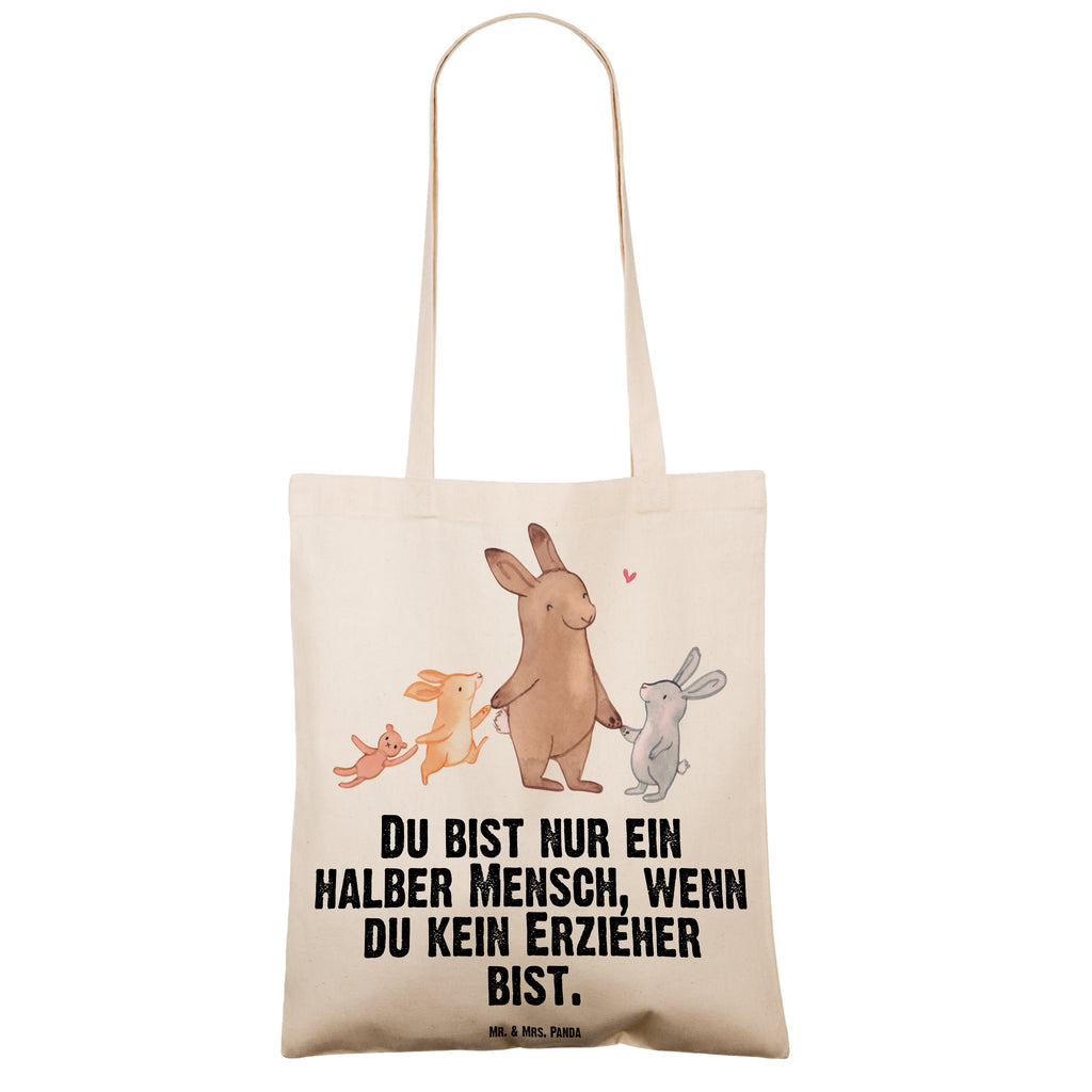 Tragetasche Erzieher mit Herz Beuteltasche, Beutel, Einkaufstasche, Jutebeutel, Stoffbeutel, Beruf, Ausbildung, Jubiläum, Abschied, Rente, Kollege, Kollegin, Geschenk, Schenken, Arbeitskollege, Mitarbeiter, Firma, Danke, Dankeschön, Erzieher, Kindergärtner, Pädagoge