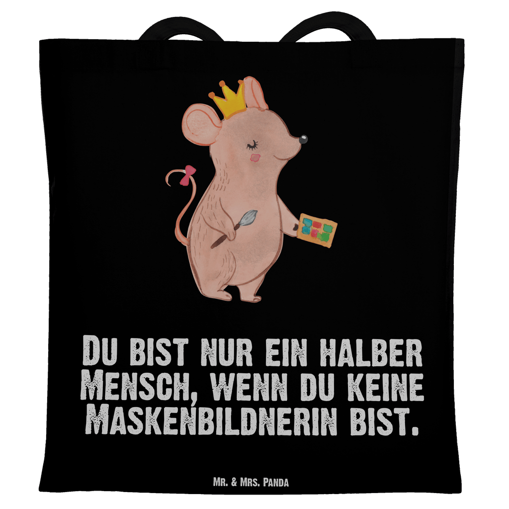 Tragetasche Maskenbildnerin mit Herz Beuteltasche, Beutel, Einkaufstasche, Jutebeutel, Stoffbeutel, Beruf, Ausbildung, Jubiläum, Abschied, Rente, Kollege, Kollegin, Geschenk, Schenken, Arbeitskollege, Mitarbeiter, Firma, Danke, Dankeschön, Kosmetikerin, Make Up Artist, Maskenbildnerin, Visagistin, Beauty Salon, Kosmetikstudio, Eröffnung