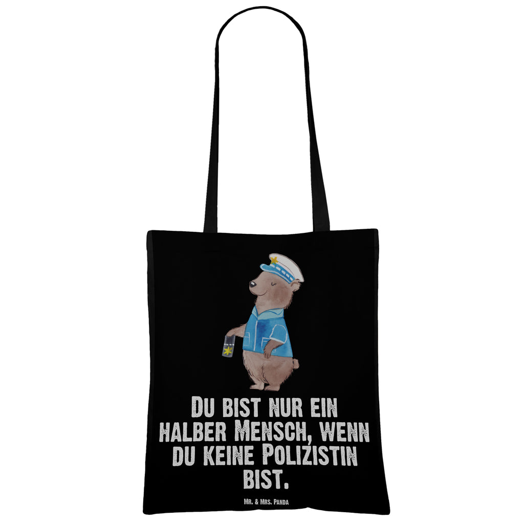 Tragetasche Polizistin mit Herz Beuteltasche, Beutel, Einkaufstasche, Jutebeutel, Stoffbeutel, Beruf, Ausbildung, Jubiläum, Abschied, Rente, Kollege, Kollegin, Geschenk, Schenken, Arbeitskollege, Mitarbeiter, Firma, Danke, Dankeschön, Polizistin, Polizeibeamtin, Wachfrau, Cop, Polizei, Studium
