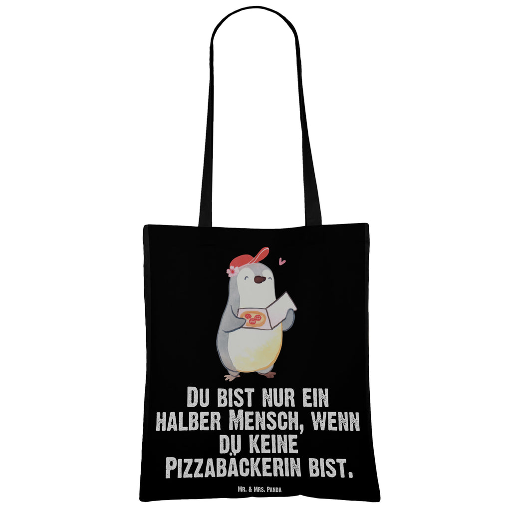 Tragetasche Pizzabäckerin mit Herz Beuteltasche, Beutel, Einkaufstasche, Jutebeutel, Stoffbeutel, Beruf, Ausbildung, Jubiläum, Abschied, Rente, Kollege, Kollegin, Geschenk, Schenken, Arbeitskollege, Mitarbeiter, Firma, Danke, Dankeschön, Lieferdienstmitarbeiterin, Pizzabäckerin, Pizzabotin, Pizzabringdienst, Lieferbringdienst