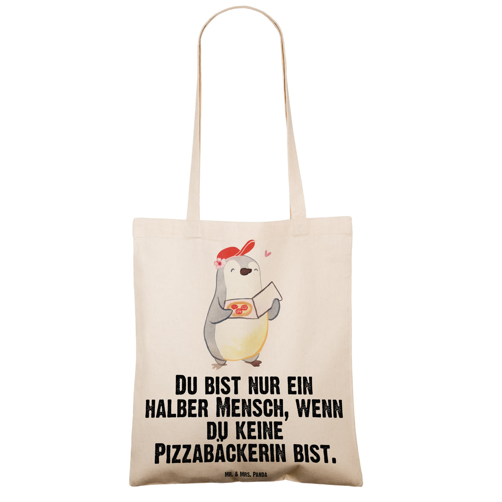 Tragetasche Pizzabäckerin mit Herz Beuteltasche, Beutel, Einkaufstasche, Jutebeutel, Stoffbeutel, Beruf, Ausbildung, Jubiläum, Abschied, Rente, Kollege, Kollegin, Geschenk, Schenken, Arbeitskollege, Mitarbeiter, Firma, Danke, Dankeschön, Lieferdienstmitarbeiterin, Pizzabäckerin, Pizzabotin, Pizzabringdienst, Lieferbringdienst
