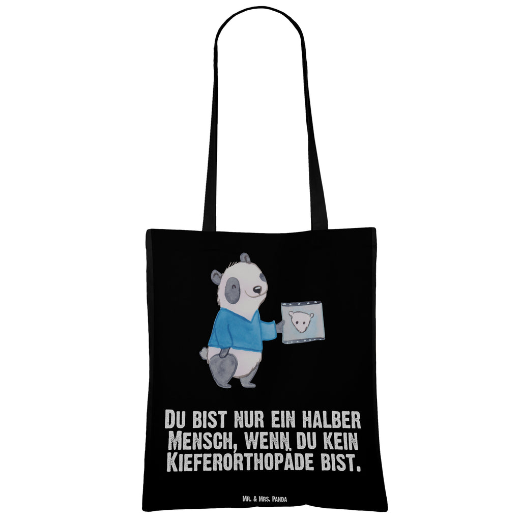 Tragetasche Kieferorthopäde mit Herz Beuteltasche, Beutel, Einkaufstasche, Jutebeutel, Stoffbeutel, Beruf, Ausbildung, Jubiläum, Abschied, Rente, Kollege, Kollegin, Geschenk, Schenken, Arbeitskollege, Mitarbeiter, Firma, Danke, Dankeschön
