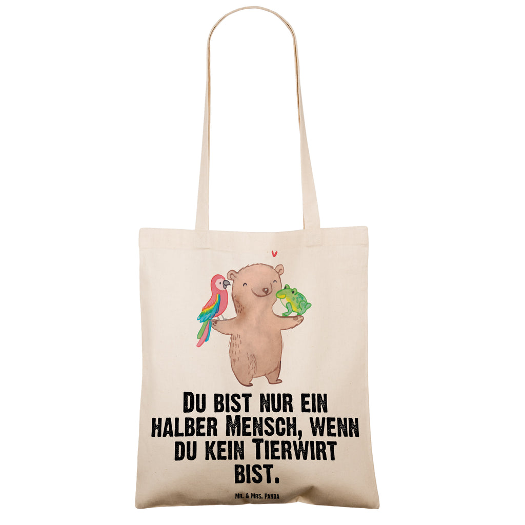 Tragetasche Tierwirt mit Herz Beuteltasche, Beutel, Einkaufstasche, Jutebeutel, Stoffbeutel, Beruf, Ausbildung, Jubiläum, Abschied, Rente, Kollege, Kollegin, Geschenk, Schenken, Arbeitskollege, Mitarbeiter, Firma, Danke, Dankeschön, Landwirt; Bauer, Tierwirt, Agronom, Farmer, Bauernhof