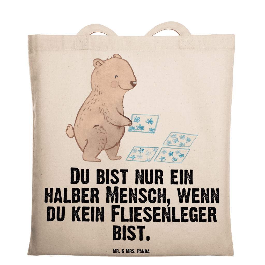 Tragetasche Fliesenleger mit Herz Fliesenleger, Gesellenprüfung, Fliesenlegermeister, Fliesenlegerbetrieb, Fliesenfachhandel, Handwerk,  Beuteltasche, Beutel, Einkaufstasche, Jutebeutel, Stoffbeutel   Beruf, Ausbildung, Jubiläum, Abschied, Rente, Kollege, Kollegin, Geschenk, Schenken, Arbeitskollege, Mitarbeiter, Firma, Danke, Dankeschön