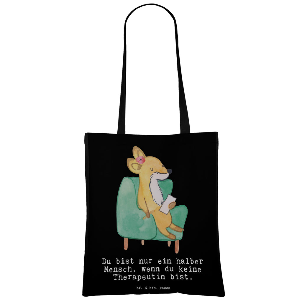 Tragetasche Therapeutin mit Herz Beuteltasche, Beutel, Einkaufstasche, Jutebeutel, Stoffbeutel, Beruf, Ausbildung, Jubiläum, Abschied, Rente, Kollege, Kollegin, Geschenk, Schenken, Arbeitskollege, Mitarbeiter, Firma, Danke, Dankeschön