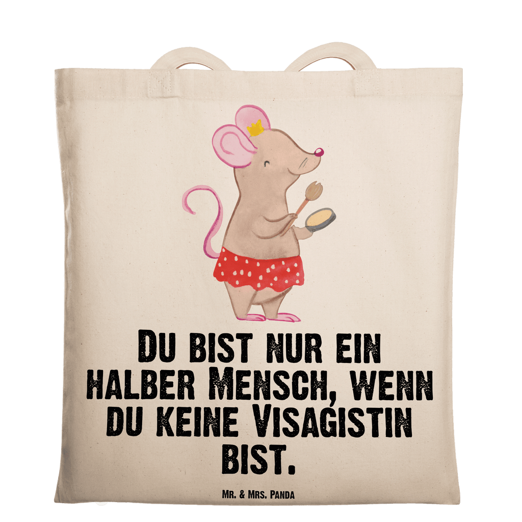 Tragetasche Visagistin mit Herz Beuteltasche, Beutel, Einkaufstasche, Jutebeutel, Stoffbeutel, Beruf, Ausbildung, Jubiläum, Abschied, Rente, Kollege, Kollegin, Geschenk, Schenken, Arbeitskollege, Mitarbeiter, Firma, Danke, Dankeschön, Kosmetikerin, Make Up Artist, Maskenbildnerin, Visagistin, Beauty Salon, Kosmetikstudio, Eröffnung