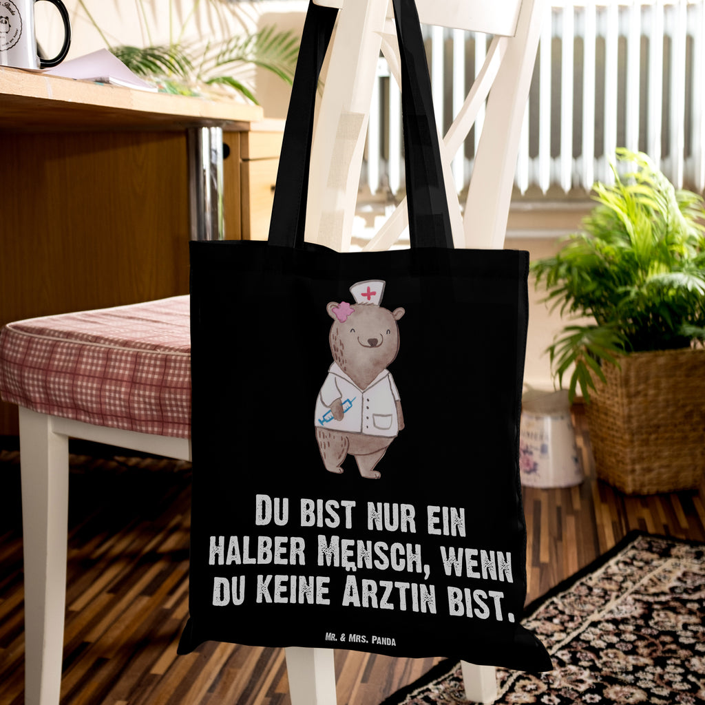 Tragetasche Ärztin mit Herz Beuteltasche, Beutel, Einkaufstasche, Jutebeutel, Stoffbeutel, Beruf, Ausbildung, Jubiläum, Abschied, Rente, Kollege, Kollegin, Geschenk, Schenken, Arbeitskollege, Mitarbeiter, Firma, Danke, Dankeschön, Ärztin, Hausärztin, Medizinerin, Doktorin, Medizinstudium, Doktortitel, Arztpraxis