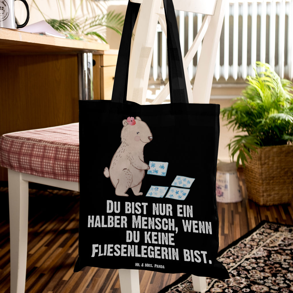 Tragetasche Fliesenlegerin mit Herz Beuteltasche, Beutel, Einkaufstasche, Jutebeutel, Stoffbeutel, Beruf, Ausbildung, Jubiläum, Abschied, Rente, Kollege, Kollegin, Geschenk, Schenken, Arbeitskollege, Mitarbeiter, Firma, Danke, Dankeschön, Fliesenlegerin, Gesellenprüfung, Fliesenlegermeisterin, Fliesenlegerbetrieb, Fliesenfachhandel, Handwerk