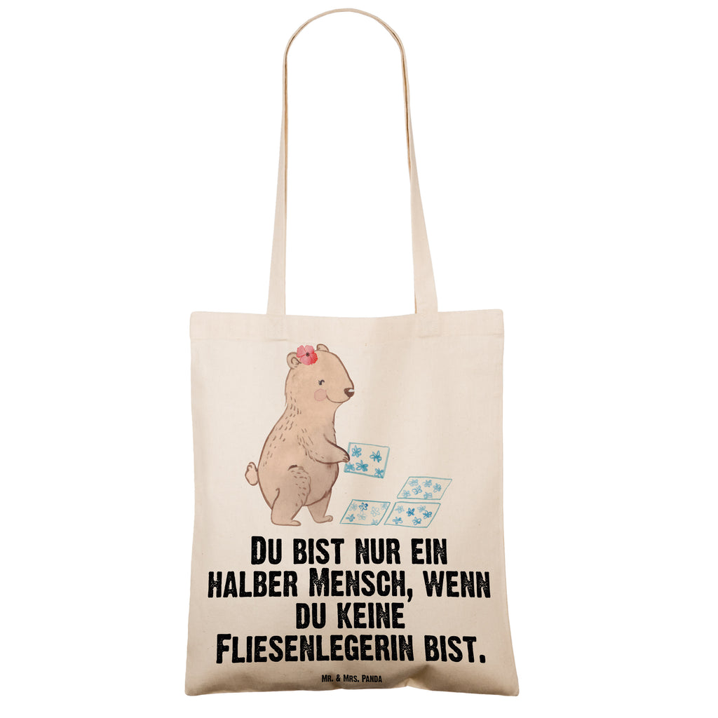 Tragetasche Fliesenlegerin mit Herz Beuteltasche, Beutel, Einkaufstasche, Jutebeutel, Stoffbeutel, Beruf, Ausbildung, Jubiläum, Abschied, Rente, Kollege, Kollegin, Geschenk, Schenken, Arbeitskollege, Mitarbeiter, Firma, Danke, Dankeschön, Fliesenlegerin, Gesellenprüfung, Fliesenlegermeisterin, Fliesenlegerbetrieb, Fliesenfachhandel, Handwerk