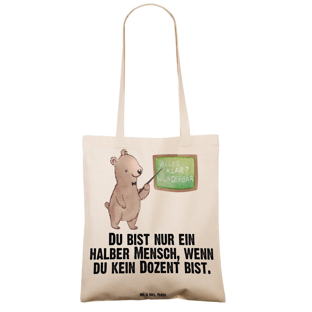Tragetasche Dozent mit Herz Beuteltasche, Beutel, Einkaufstasche, Jutebeutel, Stoffbeutel, Beruf, Ausbildung, Jubiläum, Abschied, Rente, Kollege, Kollegin, Geschenk, Schenken, Arbeitskollege, Mitarbeiter, Firma, Danke, Dankeschön, Dozent, Professor, Universität, Vorlesung, Tutor, Akademiker, Uni, Unterricht
