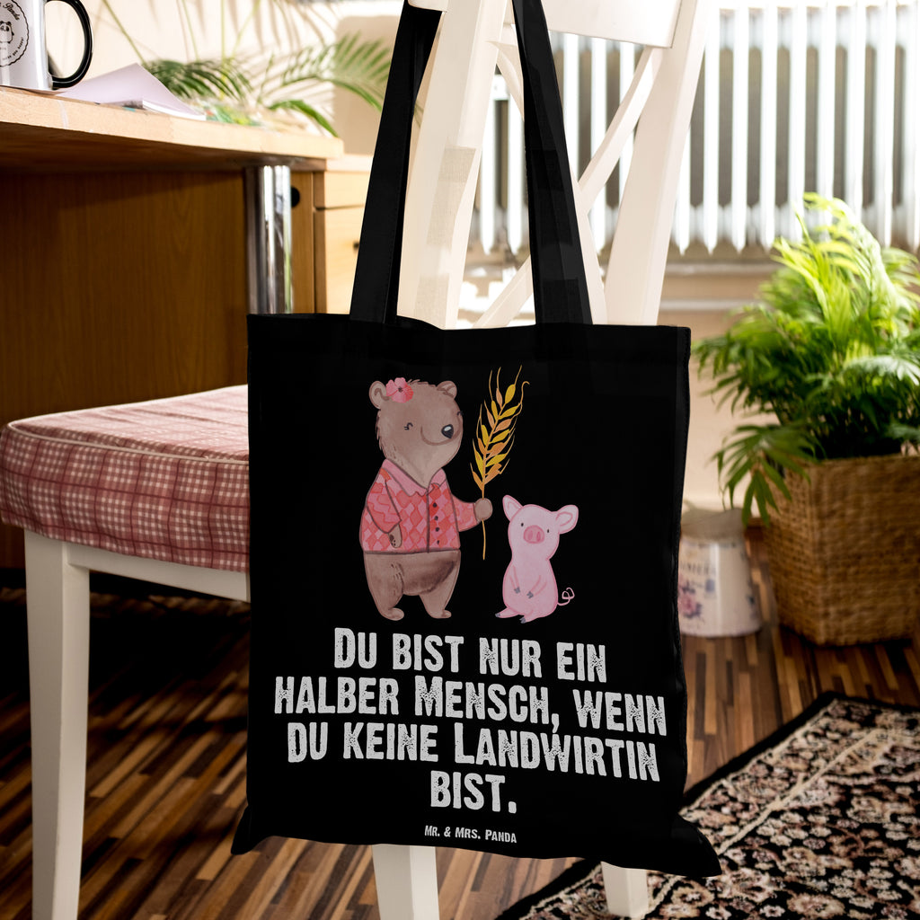 Tragetasche Landwirtin mit Herz Beuteltasche, Beutel, Einkaufstasche, Jutebeutel, Stoffbeutel, Beruf, Ausbildung, Jubiläum, Abschied, Rente, Kollege, Kollegin, Geschenk, Schenken, Arbeitskollege, Mitarbeiter, Firma, Danke, Dankeschön, Landwirtin, Bäuerin, Tierwirtin, Agronomin, Farmerin, Bauernhof