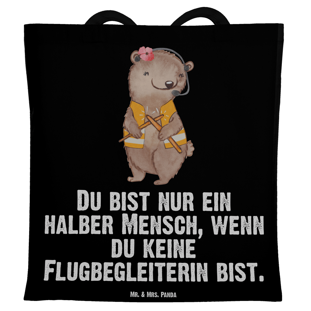 Tragetasche Flugbegleiterin mit Herz Beuteltasche, Beutel, Einkaufstasche, Jutebeutel, Stoffbeutel, Beruf, Ausbildung, Jubiläum, Abschied, Rente, Kollege, Kollegin, Geschenk, Schenken, Arbeitskollege, Mitarbeiter, Firma, Danke, Dankeschön, Flugbegleiterin, Stewardess, Flugstewardess, Flight-Attendant