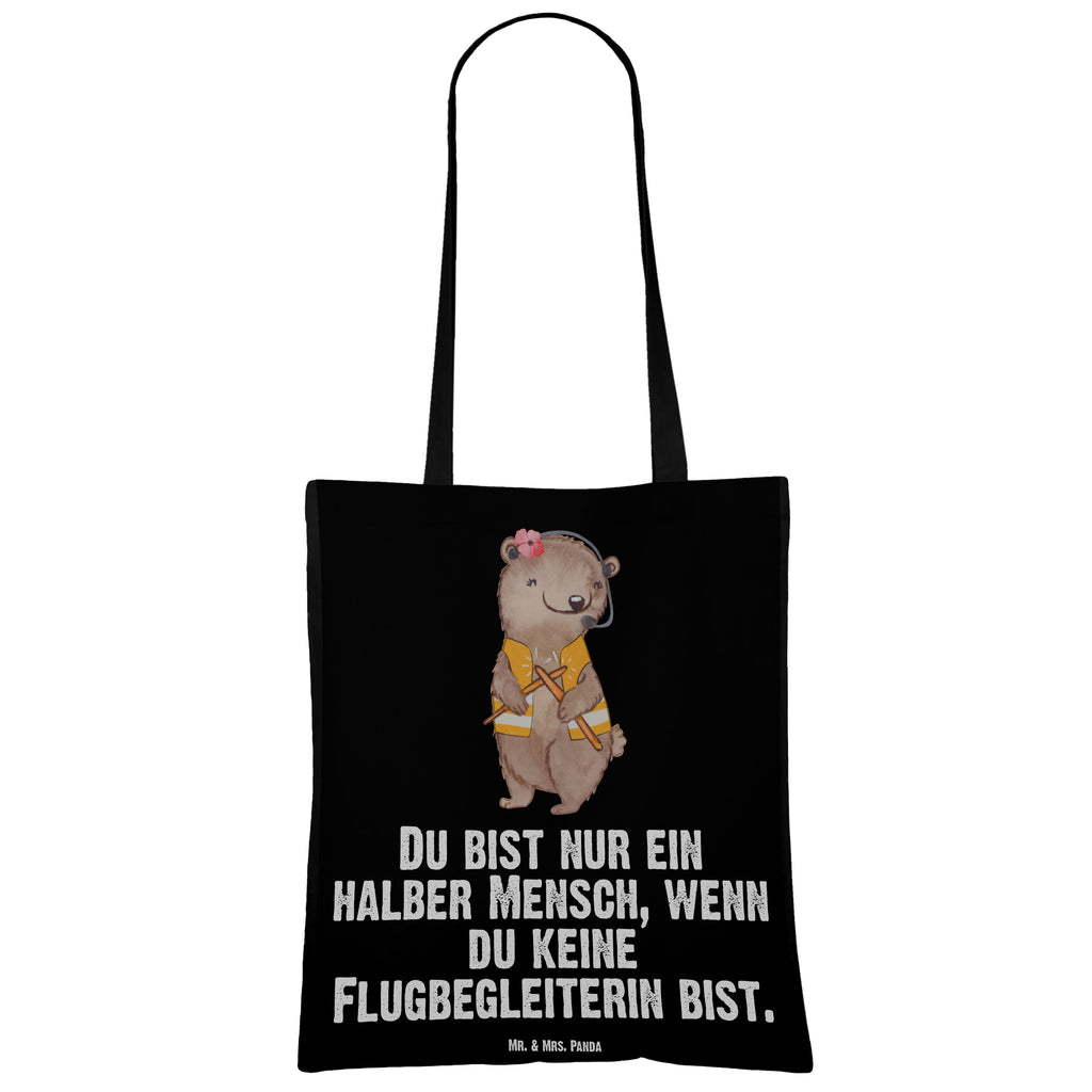 Tragetasche Flugbegleiterin mit Herz Beuteltasche, Beutel, Einkaufstasche, Jutebeutel, Stoffbeutel, Beruf, Ausbildung, Jubiläum, Abschied, Rente, Kollege, Kollegin, Geschenk, Schenken, Arbeitskollege, Mitarbeiter, Firma, Danke, Dankeschön, Flugbegleiterin, Stewardess, Flugstewardess, Flight-Attendant