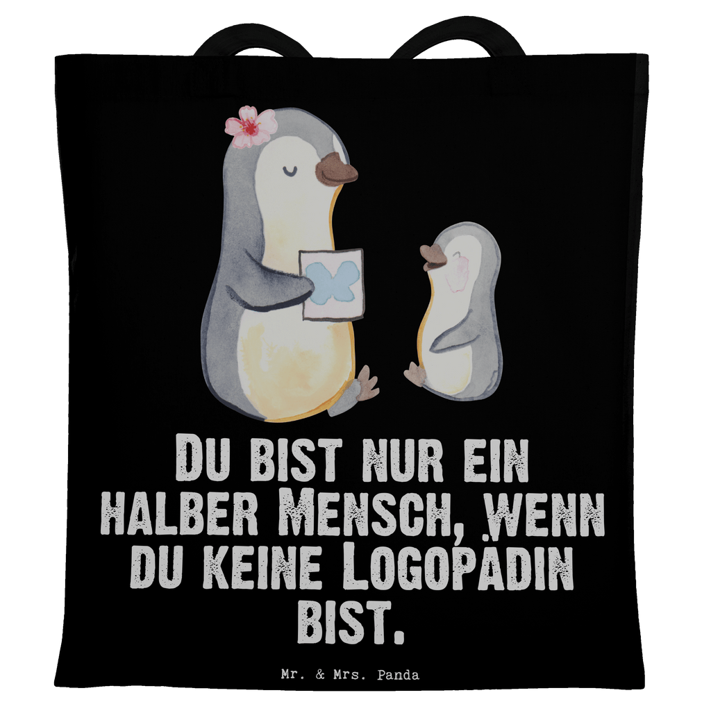 Tragetasche Logopädin mit Herz Beuteltasche, Beutel, Einkaufstasche, Jutebeutel, Stoffbeutel, Beruf, Ausbildung, Jubiläum, Abschied, Rente, Kollege, Kollegin, Geschenk, Schenken, Arbeitskollege, Mitarbeiter, Firma, Danke, Dankeschön, Logopädin, Logopädie, Studium