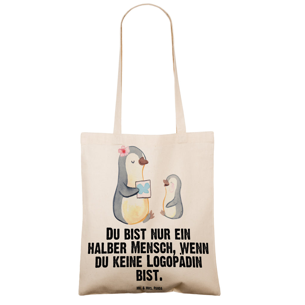 Tragetasche Logopädin mit Herz Beuteltasche, Beutel, Einkaufstasche, Jutebeutel, Stoffbeutel, Beruf, Ausbildung, Jubiläum, Abschied, Rente, Kollege, Kollegin, Geschenk, Schenken, Arbeitskollege, Mitarbeiter, Firma, Danke, Dankeschön, Logopädin, Logopädie, Studium