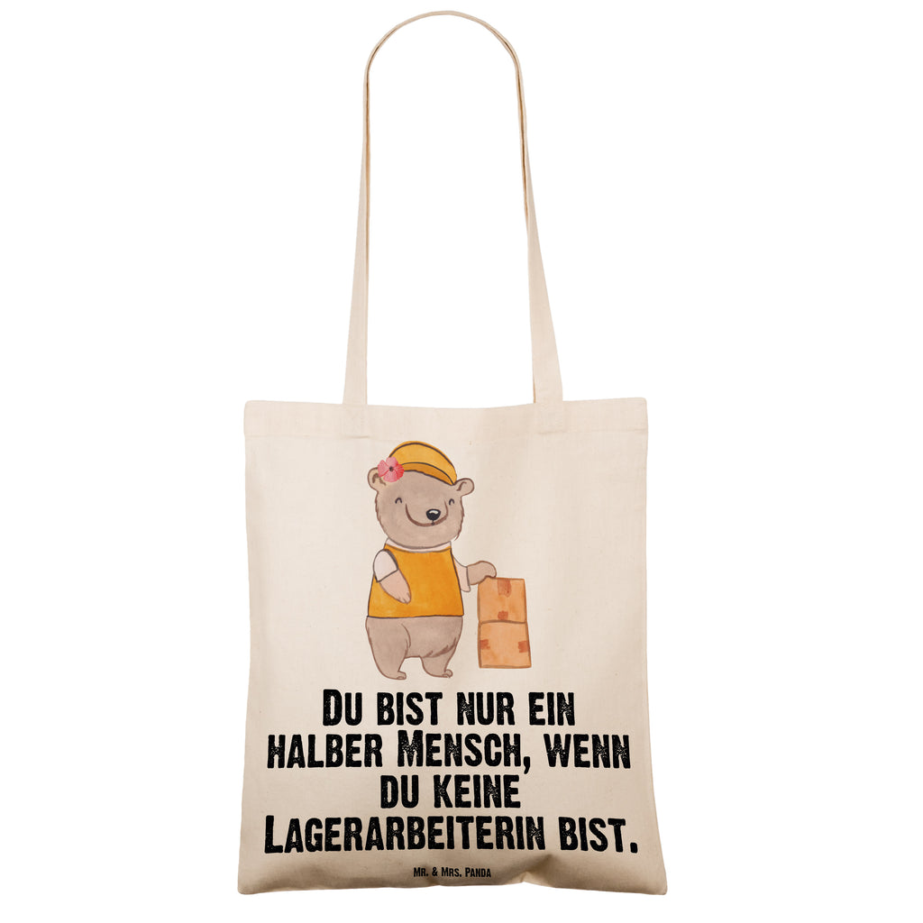 Tragetasche Lagerarbeiterin mit Herz Beuteltasche, Beutel, Einkaufstasche, Jutebeutel, Stoffbeutel, Beruf, Ausbildung, Jubiläum, Abschied, Rente, Kollege, Kollegin, Geschenk, Schenken, Arbeitskollege, Mitarbeiter, Firma, Danke, Dankeschön, Lagerarbeiterin, Fachlageristin, Lageristin, Lagerverwalterin