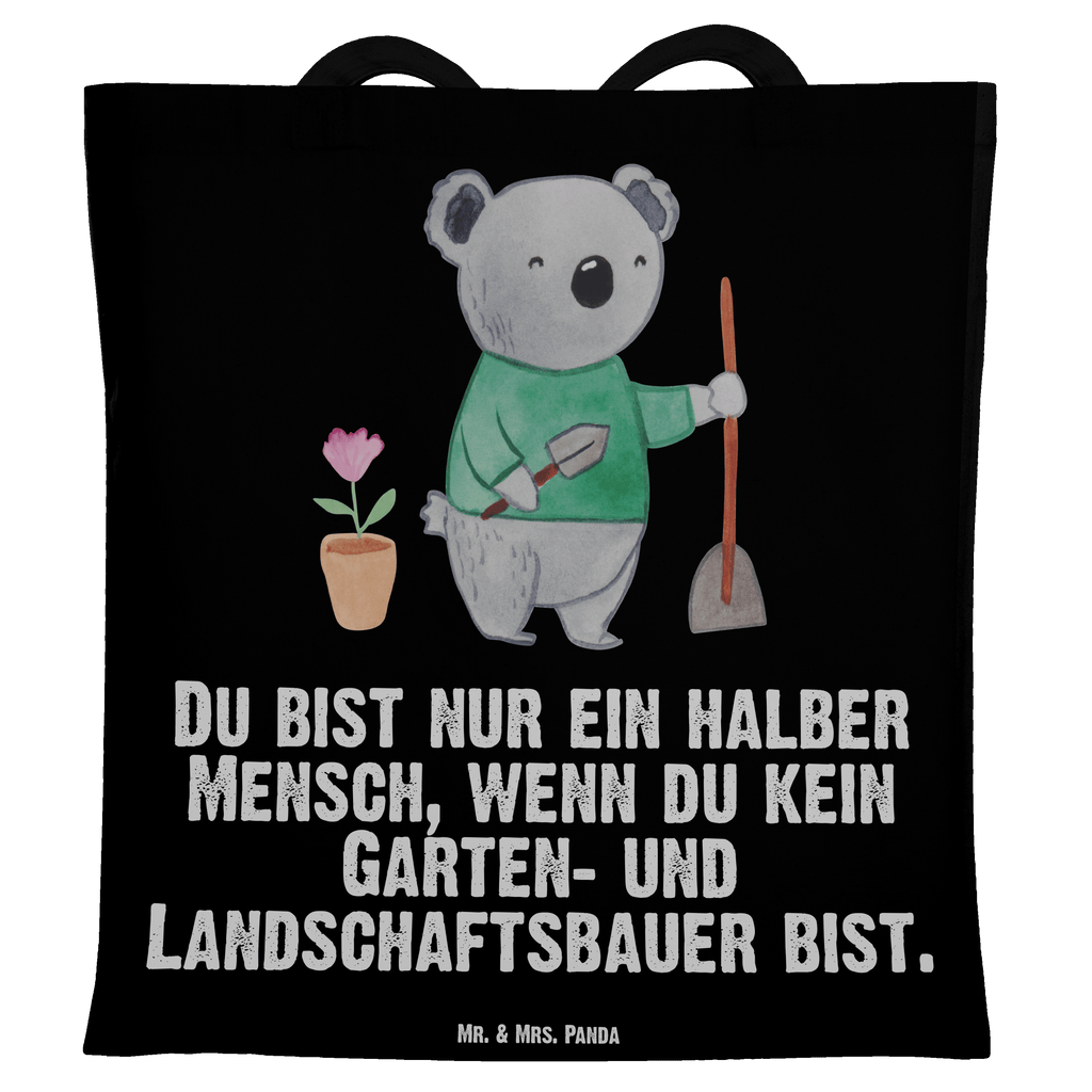 Tragetasche Garten- und Landschaftsbauer mit Herz Beuteltasche, Beutel, Einkaufstasche, Jutebeutel, Stoffbeutel, Beruf, Ausbildung, Jubiläum, Abschied, Rente, Kollege, Kollegin, Geschenk, Schenken, Arbeitskollege, Mitarbeiter, Firma, Danke, Dankeschön, Gärtner, Gartenplaner, Gärtnerei, Gartenbau, Hobbygärtner, Garten- und Landschaftsbauer