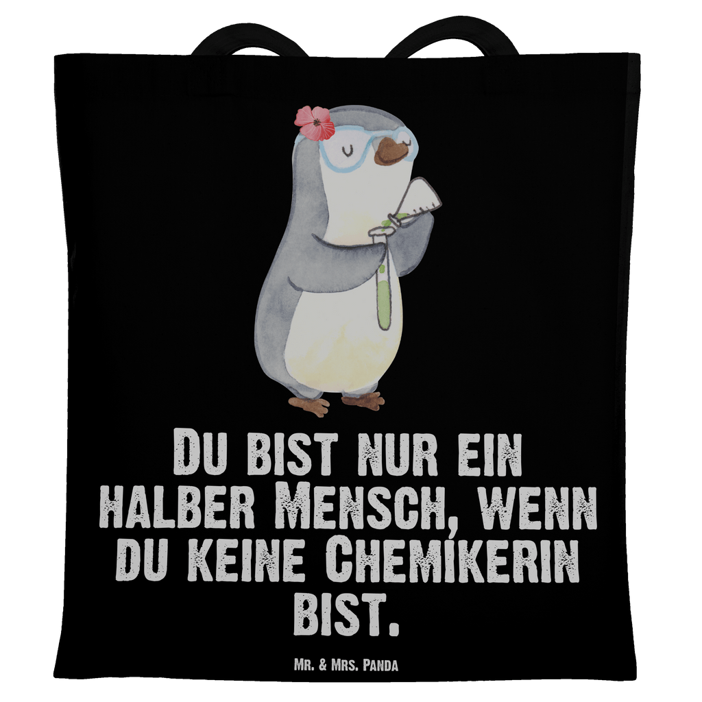 Tragetasche Chemikerin mit Herz Beuteltasche, Beutel, Einkaufstasche, Jutebeutel, Stoffbeutel, Beruf, Ausbildung, Jubiläum, Abschied, Rente, Kollege, Kollegin, Geschenk, Schenken, Arbeitskollege, Mitarbeiter, Firma, Danke, Dankeschön, Chemikerin, Chemielaborantin, Naturwissenschaftlerin, Labor, Studium, Forschung, Wissenschaftlerin