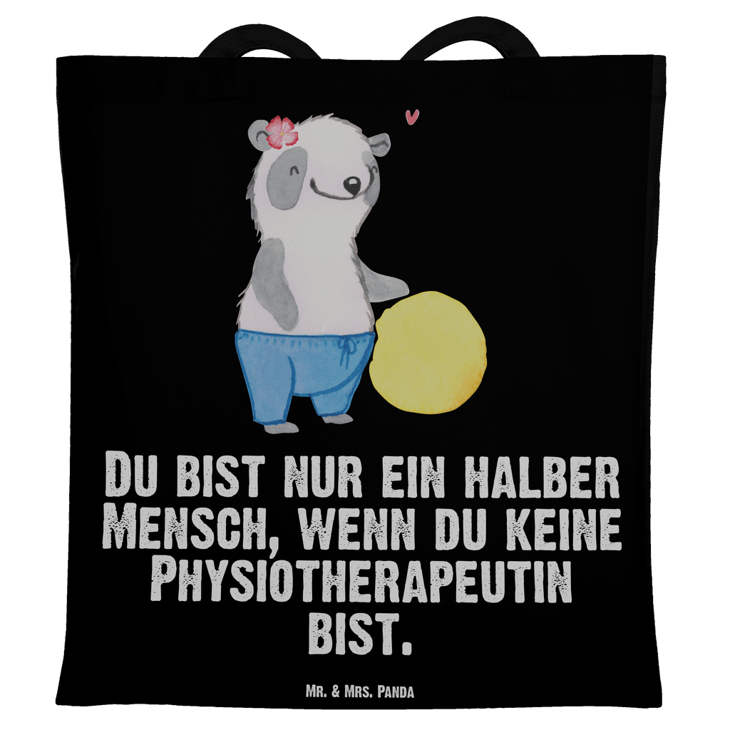 Tragetasche Physiotherapeutin mit Herz Beuteltasche, Beutel, Einkaufstasche, Jutebeutel, Stoffbeutel, Beruf, Ausbildung, Jubiläum, Abschied, Rente, Kollege, Kollegin, Geschenk, Schenken, Arbeitskollege, Mitarbeiter, Firma, Danke, Dankeschön