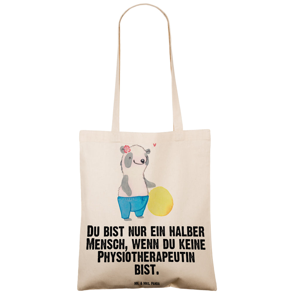 Tragetasche Physiotherapeutin mit Herz Beuteltasche, Beutel, Einkaufstasche, Jutebeutel, Stoffbeutel, Beruf, Ausbildung, Jubiläum, Abschied, Rente, Kollege, Kollegin, Geschenk, Schenken, Arbeitskollege, Mitarbeiter, Firma, Danke, Dankeschön