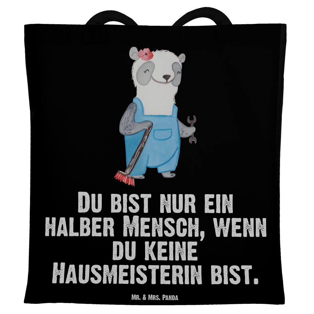Tragetasche Hausmeisterin mit Herz Beuteltasche, Beutel, Einkaufstasche, Jutebeutel, Stoffbeutel, Beruf, Ausbildung, Jubiläum, Abschied, Rente, Kollege, Kollegin, Geschenk, Schenken, Arbeitskollege, Mitarbeiter, Firma, Danke, Dankeschön, Hausmeisterin, Concierge, Hausverwalterin, Facility Manager