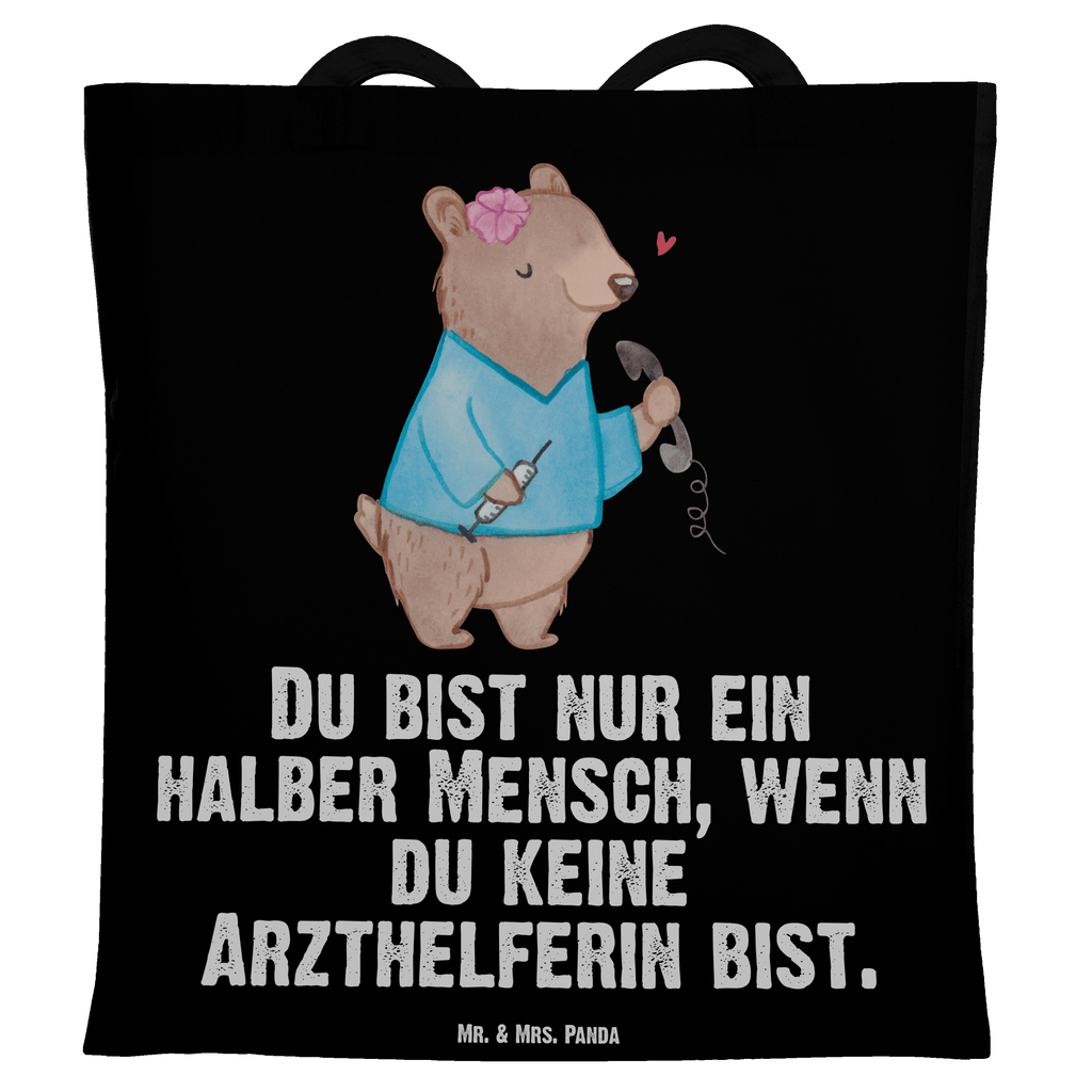 Tragetasche Arzthelferin mit Herz Beuteltasche, Beutel, Einkaufstasche, Jutebeutel, Stoffbeutel, Beruf, Ausbildung, Jubiläum, Abschied, Rente, Kollege, Kollegin, Geschenk, Schenken, Arbeitskollege, Mitarbeiter, Firma, Danke, Dankeschön, Arzthelferin, Medizinische Fachangestellte