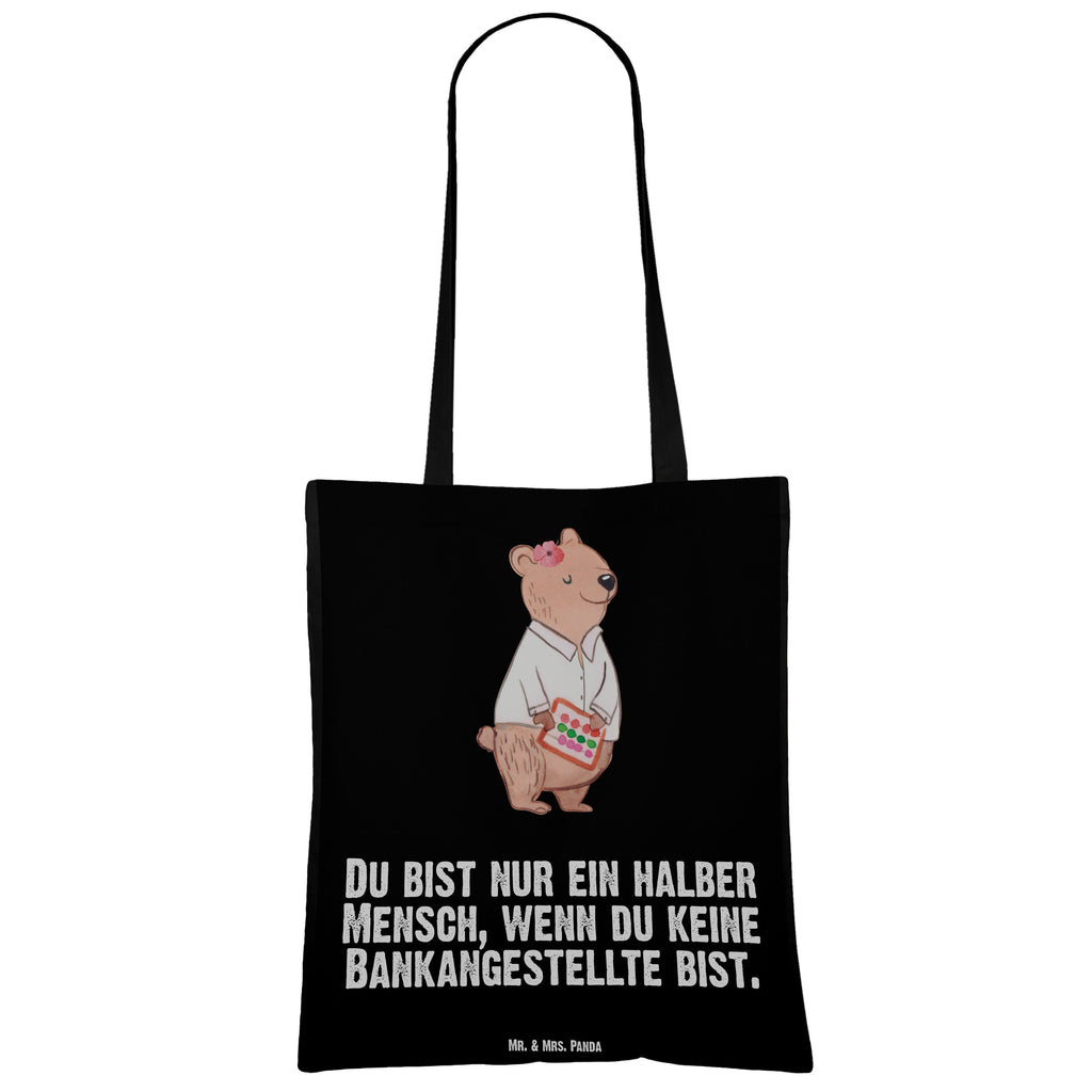 Tragetasche Bankangestellte mit Herz Beuteltasche, Beutel, Einkaufstasche, Jutebeutel, Stoffbeutel, Beruf, Ausbildung, Jubiläum, Abschied, Rente, Kollege, Kollegin, Geschenk, Schenken, Arbeitskollege, Mitarbeiter, Firma, Danke, Dankeschön, Bankangestellte, Bankfachfrau, Bänkerin, Bankberaterin