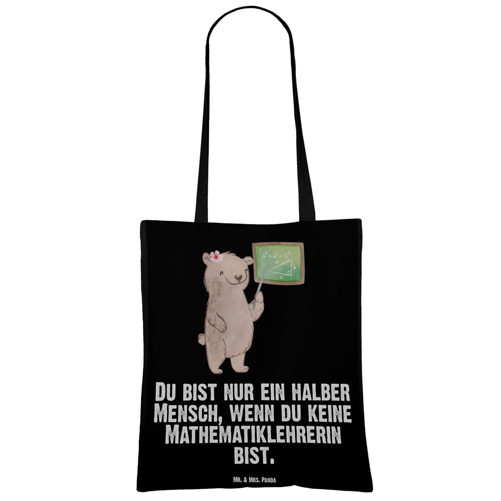 Tragetasche Mathematiklehrerin mit Herz Beuteltasche, Beutel, Einkaufstasche, Jutebeutel, Stoffbeutel, Beruf, Ausbildung, Jubiläum, Abschied, Rente, Kollege, Kollegin, Geschenk, Schenken, Arbeitskollege, Mitarbeiter, Firma, Danke, Dankeschön, Mathematiklehrerin, Lehramtstudent, Referendariat, Mathelehrerin, Matheunterricht, Mathe, Lehrer