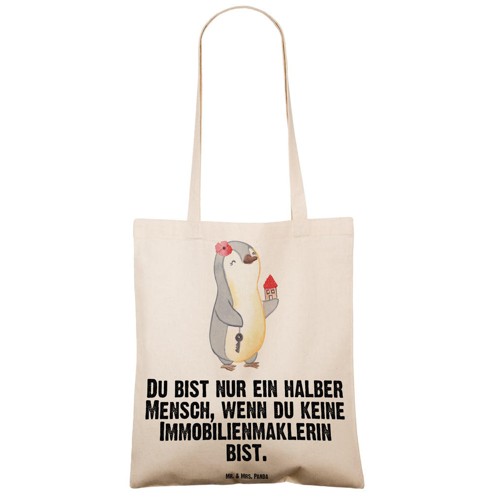 Tragetasche Immobilienmaklerin mit Herz Beuteltasche, Beutel, Einkaufstasche, Jutebeutel, Stoffbeutel, Beruf, Ausbildung, Jubiläum, Abschied, Rente, Kollege, Kollegin, Geschenk, Schenken, Arbeitskollege, Mitarbeiter, Firma, Danke, Dankeschön, Immobilienmaklerin, Immobilienhändlerin, Immobilienkauffrau, Immobilienbüro