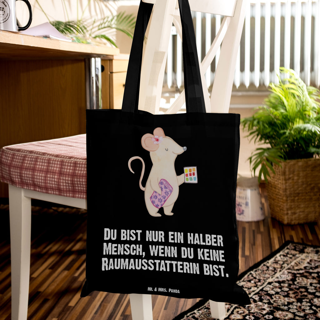 Tragetasche Raumausstatterin mit Herz Beuteltasche, Beutel, Einkaufstasche, Jutebeutel, Stoffbeutel, Beruf, Ausbildung, Jubiläum, Abschied, Rente, Kollege, Kollegin, Geschenk, Schenken, Arbeitskollege, Mitarbeiter, Firma, Danke, Dankeschön